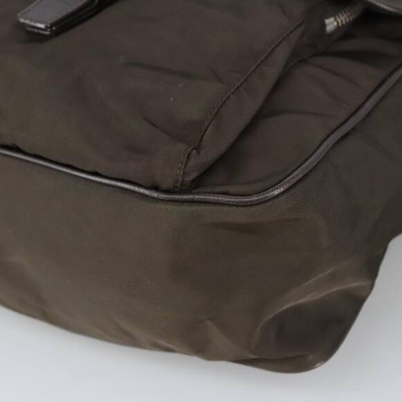 PRADA Shoulder Bag Nylon Khaki - Picture 14 of 16